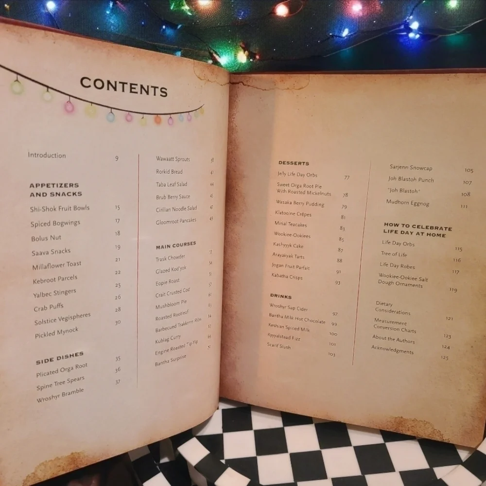 STAR WARS The Life Day Holiday Cookbook New